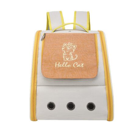 Boqi Factory Pet Bag - กระเป๋าเป้สะพายหลังสำหรับสัตว์เลี้ยง (28x33x37cm) (531373)