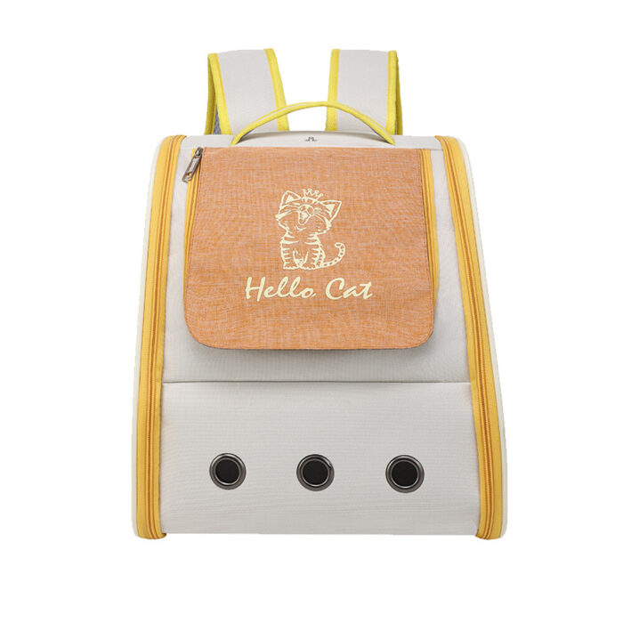 Boqi Factory Pet Bag - กระเป๋าเป้สะพายหลังสำหรับสัตว์เลี้ยง (28x33x37cm) (531373)
