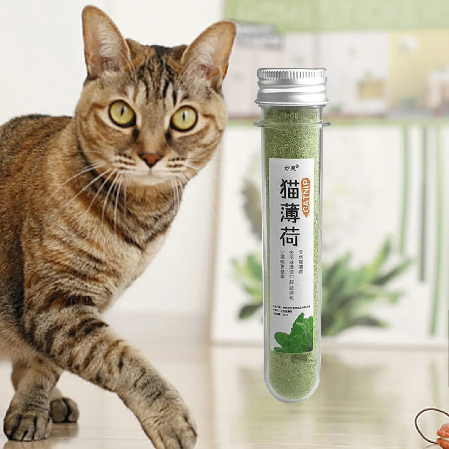 Catnip Powder 15g - แคทนิป กัญชาแมวแบบผงออร์แกนิคแบบหลอด 15 กรัม (528947)