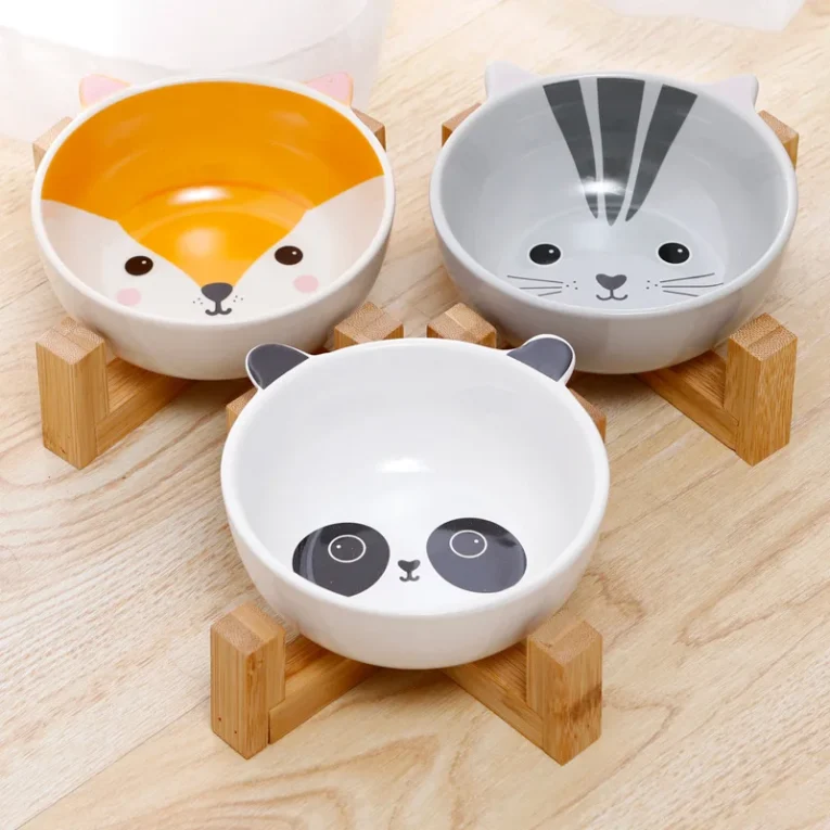 Ceramic-Cat-Dog-Bowl