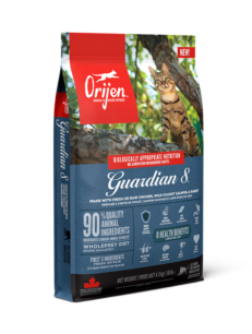 ORIJEN Guardian 8 Cat Food 4lb - อาหารสำหรับแมวโตอายุ 1 ปีขึ้นไปทุกสายพันธุ์ สูตรบำรุง 8 ระบบสำคัญ เกรดพรีเมี่ยม 1.8 กิโลกรัม (525625)
