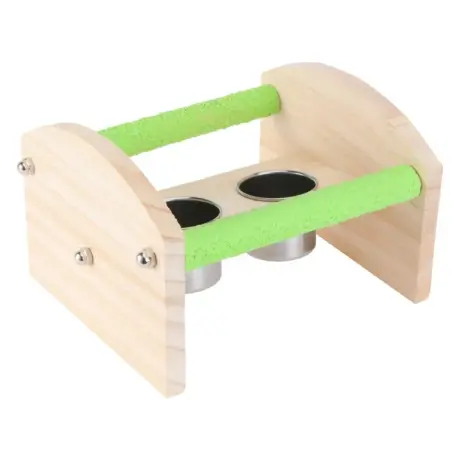 Wooden Bird Stand Training
