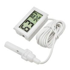 Digital Thermometer & Humidity Meter 1.5m - เครื่องวัดอุณหภูมิและความชื้นในอากาศแบบดิจิตอล มีสายเซนเซอร์ 1.5 เมตร (524244)