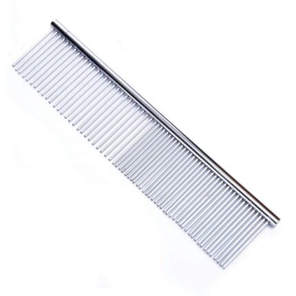 pet_comb Pet Steel Comb L - หวีสแตนเลสสำหรับสัตว์เลี้ยงซี่ใหญ่ (5x19cm) (527053)