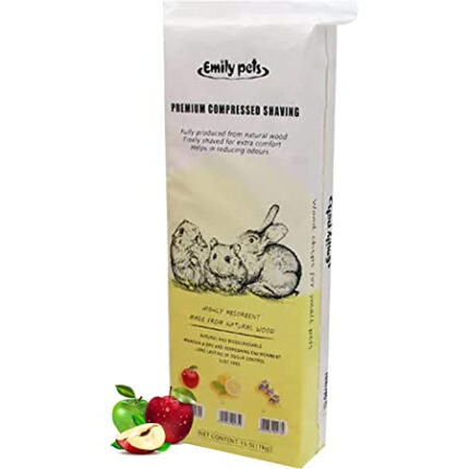 th-11134207-7qul1-lgl0gkooshzj91 Emily Pets Premium Compressed Shaving - ขี้เลื่อยอัดแท่งเกรดพรีเมี่ยม กลิ่นแอปเปิ้ล 1kg (525696)