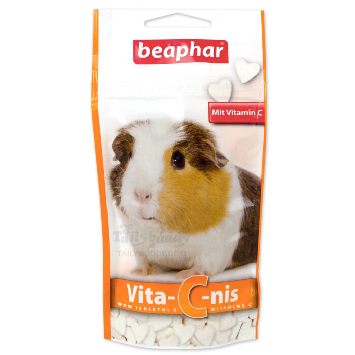 Beaphar Vitamin C Tablets - อาหารเสริมวิตามินซิชนิดเม็ดสำหรับแกสบี้ 50g Beaphar Vitamin C Tablets - อาหารเสริมวิตามินซิชนิดเม็ดสำหรับแกสบี้ 50g