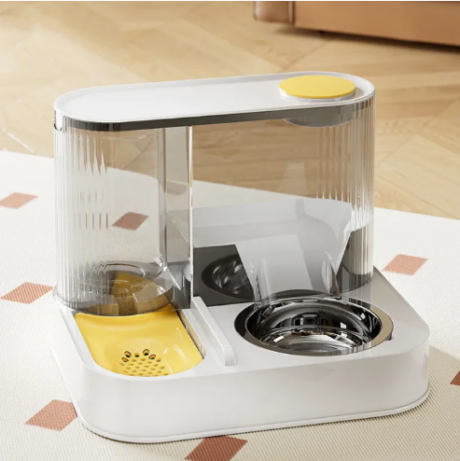 Automatic Pet Feeder Food & Water -ที่ให้อาหารและน้ำอัตโนมัติสำหรับสัตว์เลี้ยง (30x25x23cm) (536453)
