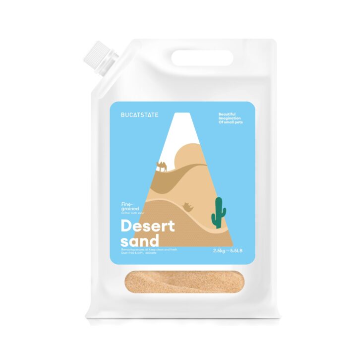 Version 1.0.0 Bucatstate Desert Sand S - ทรายทะเลทราย เม็ดเล็ก สำหรับหนูแฮมสเตอร์ 2.5kg (538393)