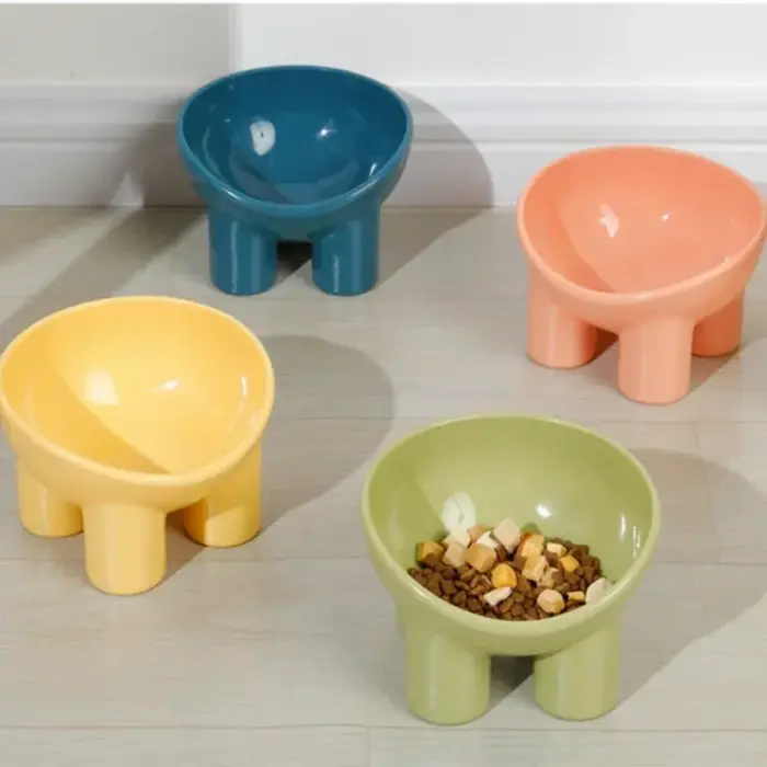 Pet Bowl - ชามใส่อาหารสำหรับสัตว์เลี้ยง รุ่นช้างยกสูง (14x13x10cm) (541439)