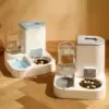 Automatic Pet Feeder Food & Water -ที่ให้อาหารและน้ำอัตโนมัติสำหรับสัตว์เลี้ยง (27x27x24cm) (535134)
