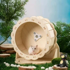 hamster wooden wheel