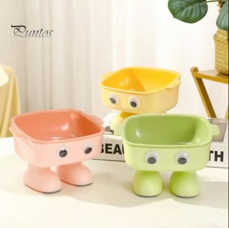 Pet Bowl - ชามใส่อาหารสำหรับสัตว์เลี้ยง รุ่นหุ่นยนต์ยกสูง (13x12x11cm) (541466)