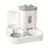 Automatic Pet Feeder Food & Water -ที่ให้อาหารและน้ำอัตโนมัติสำหรับสัตว์เลี้ยง (27x27x24cm) (535134)
