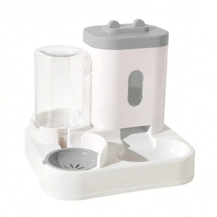 Automatic Pet Feeder Food & Water -ที่ให้อาหารและน้ำอัตโนมัติสำหรับสัตว์เลี้ยง (27x27x24cm) (535134)