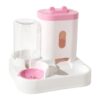Automatic Pet Feeder Food & Water -ที่ให้อาหารและน้ำอัตโนมัติสำหรับสัตว์เลี้ยง (27x27x24cm) (535134)