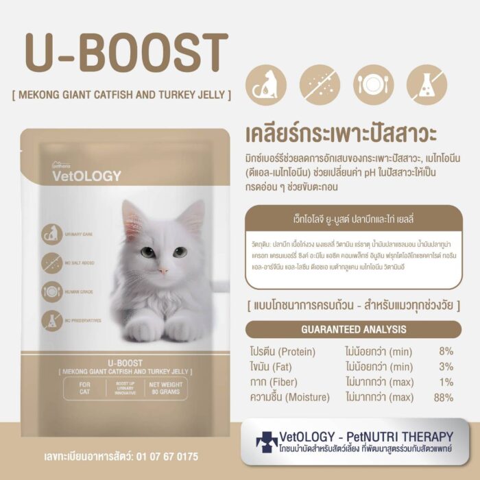 VetOLOGY U-BOOST CATFISH AND TURKEY JELLY 80g VetOLOGY U-BOOST CATFISH AND TURKEY JELLY 80g