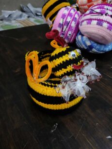 Patcharin Crochet Basket Cradle - เปลถักโครเชต์แบบถ้วย ทรงผึ้ง (551577)