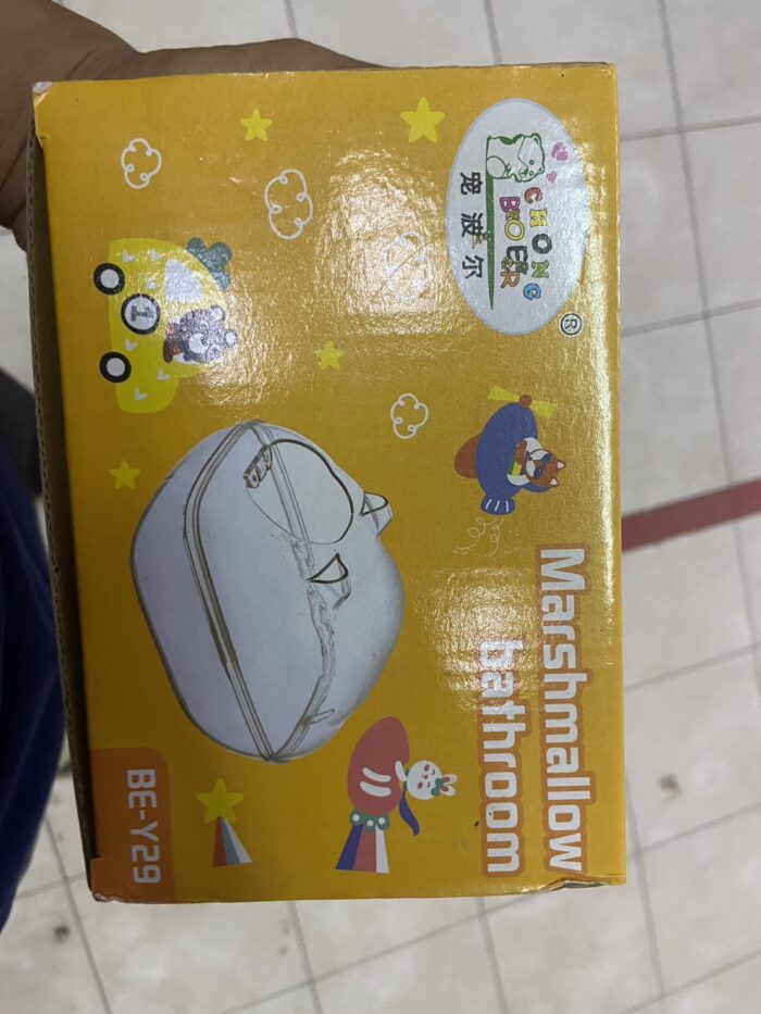 Chong Boer Hamster Marshmallow Bathroom BE-Y29 - ห้องน้ำอะคริลิคใสสำหรับแฮมสเตอร์ (16x11x11cm) (058836)