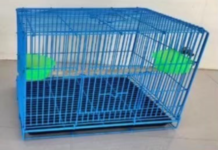 PHC Bird Cage - กรงนกหมอนเล็กพับ พร้อมที่ให้อาหาร ชุบพลาสติก (35x45x40cm) PHC Bird Cage - กรงนกหมอนเล็กพับ พร้อมที่ให้อาหาร ชุบพลาสติก (35x45x40cm)