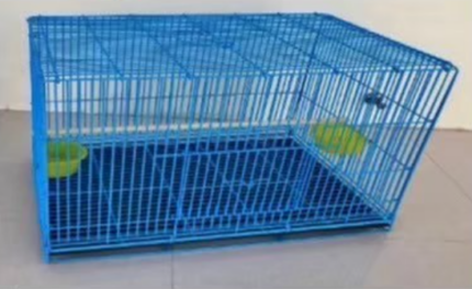 PHC Bird Cage - กรงนกหมอนใหญ่พับ พร้อมที่ให้อาหาร ชุบพลาสติก (41x60x46cm) PHC Bird Cage - กรงนกหมอนใหญ่พับ พร้อมที่ให้อาหาร ชุบพลาสติก (41x60x46cm)