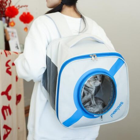 Pet Bag UFO Backpack Breathable - กระเป๋าเป้สะพายหลังสำหรับสัตว์เลี้ยง (30x35x21cm) (547757)