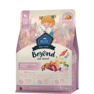BUZZ Beyond Mother and Kitten Salmon, Tuna and Milk 1kg BUZZ Beyond Mother and Kitten Salmon, Tuna and Milk 1kg