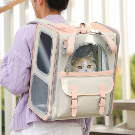SOOS Pet Bag Minimal Style - กระเป๋าเป้สำหรับสัตว์เลี้ยง ทรงมินิมอล (32x23x40cm) (567817)