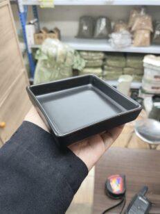 Ceramic Square Shape - ถ้วยเซรามิคทรงสี่เหลี่ยม กว้าง4.25นิ้ว สูง1นิ้ว (561527)