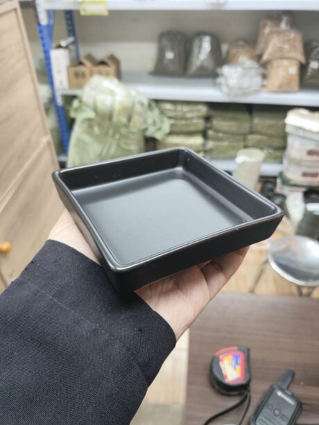 Ceramic Square Shape - ถ้วยเซรามิคทรงสี่เหลี่ยม กว้าง4.25นิ้ว สูง1นิ้ว (561527)