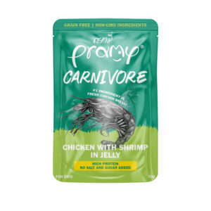 Pramy Carnivore Chicken and Shrimp in Jelly 70g Pramy Carnivore Chicken and Shrimp in Jelly 70g