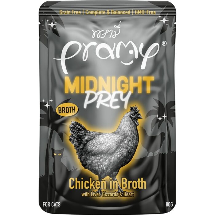 Pramy Midnight Prey Chicken in Broth 80g Pramy Midnight Prey Chicken in Broth 80g