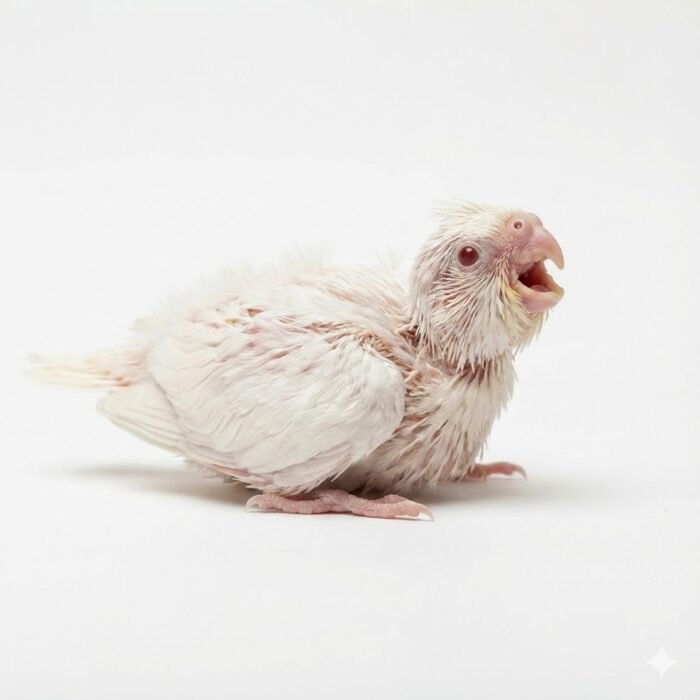 Baby Albino Cockatiel