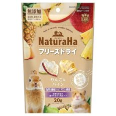 Minimal Land Freeze Dried Treats Apple & Pineapple - ผักฟรีซดราย แอปเปิ้ล & สับปะรด สำหรับสัตว์ฟันแทะ 20g (579167)