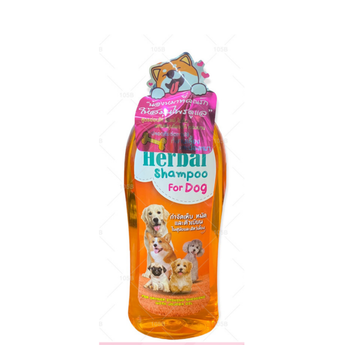 Sh-Green-Dog-กำจัดเห็บหมัด-400-mL. Green Dog Herbal Shampoo 400ml