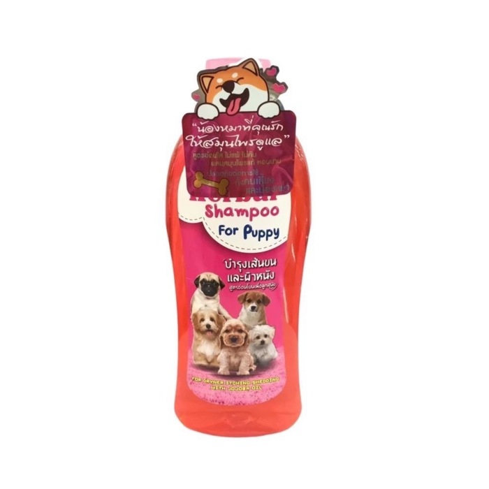 Sh.Green-Dog-Puppy-บำรุงเส้นขน Green Dog Herbal Shampoo for Puppy 400ml