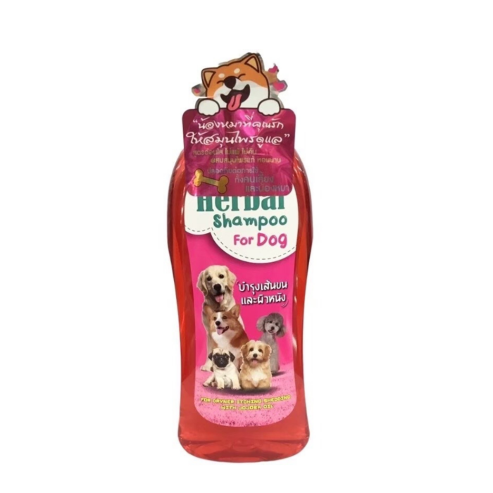 Sh.Green-Dog-บำรุงเส้นขน Green Dog Herbal Shampoo 400ml