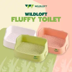 Wildloft Fluffy Toilet [ W33xD23xH15cm ] - ห้องน้ำสำหรับกระต่าย (578174)