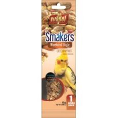 Vitapol Smakers Weekend Style Orzechowy Nut - ขนมธัญพืชอัดแท่งสำหรับนกรสถั่วรวม 45g ZVP-3227 (285188)
