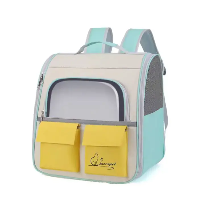 Pet Bag Minimal Style - กระเป๋าเป้สำหรับสัตว์เลี้ยง ทรงมินิมอล (38x28x38cm) (577760)