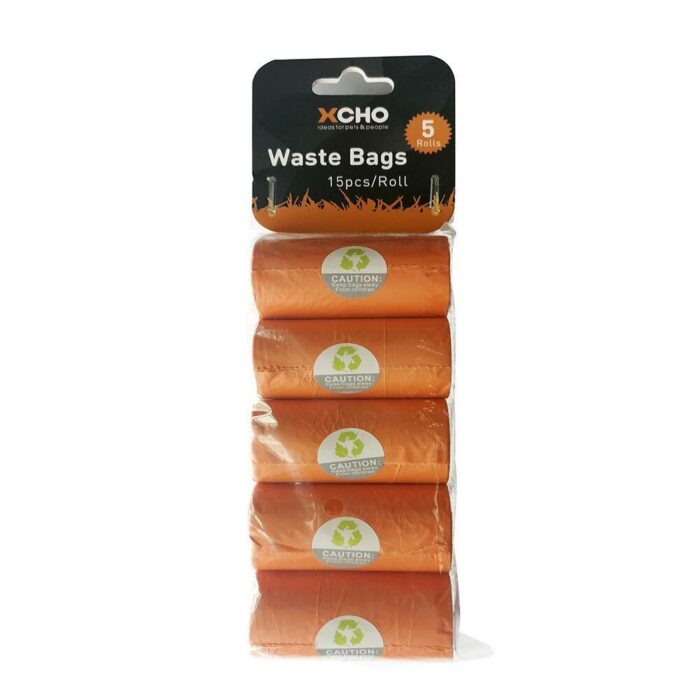 XCHO Waste Bags (75pcs) - ถุงขยะสำหรับเก็บมูลสัตว์ 22x30cm (75ชิ้น) (577049)