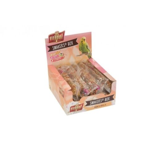 Vitapol Smakers Fruit For Budgie - ขนมอัดแท่งสำหรับนกหงส์หยกรสผลไม้รวม ZVP-3230 45g (445133)