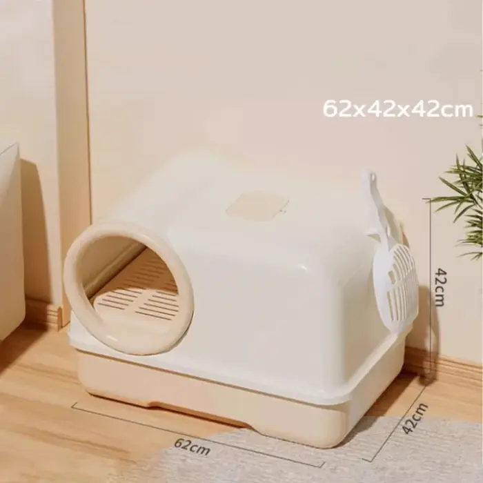 Dome Cat Litter Box - ห้องน้ำแมวโดมเก็บกลิ่น 2 ชั้น (62x42x42cm) Dome Cat Litter Box - ห้องน้ำแมวโดมเก็บกลิ่น 2 ชั้น (62x42x42cm)