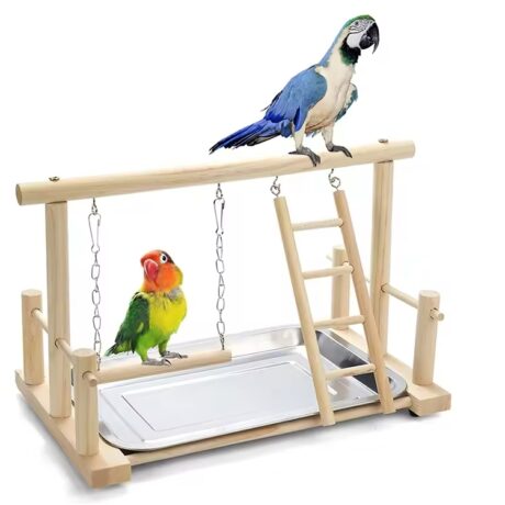 Bird Playground Wood Perch