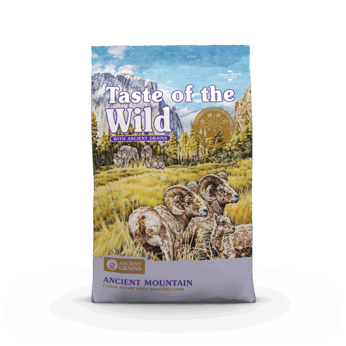 ancient-mountain-dry-canine-recipe Taste of the Wild Ancient Mountain - อาหารสุนัข สูตรเนื้อแกะย่างกับธัญพืชโบราณ ช่วยระบบย่อย และเสริมภูมิคุ้มกันโรค 680g (471080)