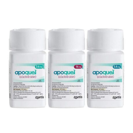 TBD Zoetis Apoquel 16mg Tablets 1Tablets - ยาบรรเทาอาการคัน สำหรับสุนัข ขนาด 16 มิลลิกรัม แบ่งขาย1เม็ด (584681)