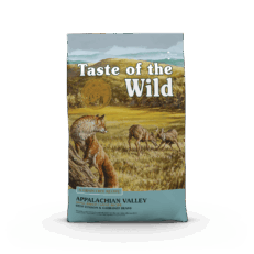 Taste of the Wild Appalachian Valley - อาหารสุนัข สูตรเนื้อกวางย่างและถั่วการ์แบนโซ่ สำหรับสุนัขพันธุ์เล็ก 680g (523245)