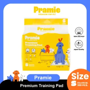 Pramie Premium Bamboo Training Pad Size S - แผ่นรองซับฝึกขับถ่าย สัตว์เลี้ยง เกรดพรีเมี่ยม Pramie Premium Bamboo Training Pad Size S - แผ่นรองซับฝึกขับถ่าย สัตว์เลี้ยง เกรดพรีเมี่ยม