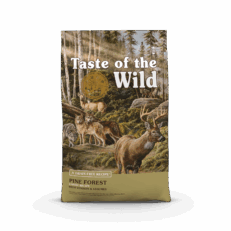 Taste of the Wild Pine Forest - อาหารสุนัข สูตรเนื้อกวางและพืชตะกูลถั่ว สำหรับลูกสุนัขและสุนัขโต 2 เดือนขึ้นไป 680g (524933)