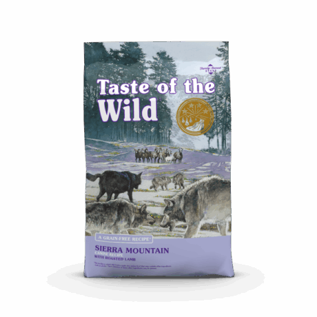 Taste of the Wild Sierra Mountain (Grain-Free) - อาหารสุนัข สูตรเนื้อแกะย่างกับมันหวานและถั่วเลนทิล 680g (249954)