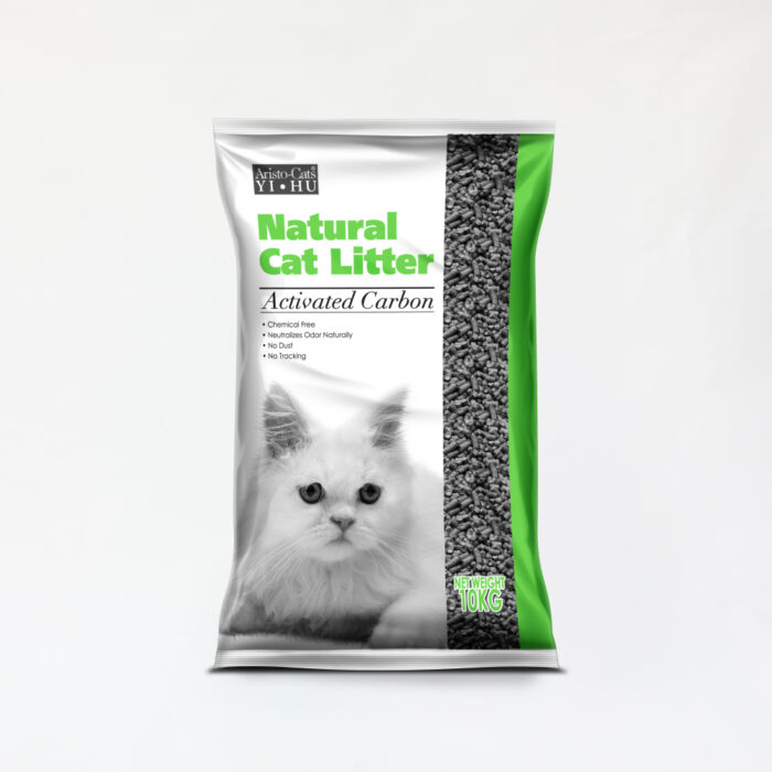 Aristo-Cat Activated Carbon Pine Cat Litter - ทรายแมวไม้สนอัดแท่งผสมผงถ่านคาบอน 10kg Aristo-Cat Activated Carbon Pine Cat Litter - ทรายแมวไม้สนอัดแท่งผสมผงถ่านคาบอน 10kg